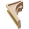 Ekena Millwork 4"W x 8"D x 12"H Classic Viola Rough Cedar Woodgrain TimberThane Corbel, Primed Tan CORUR04X08X12VIORCPR - alternate 5